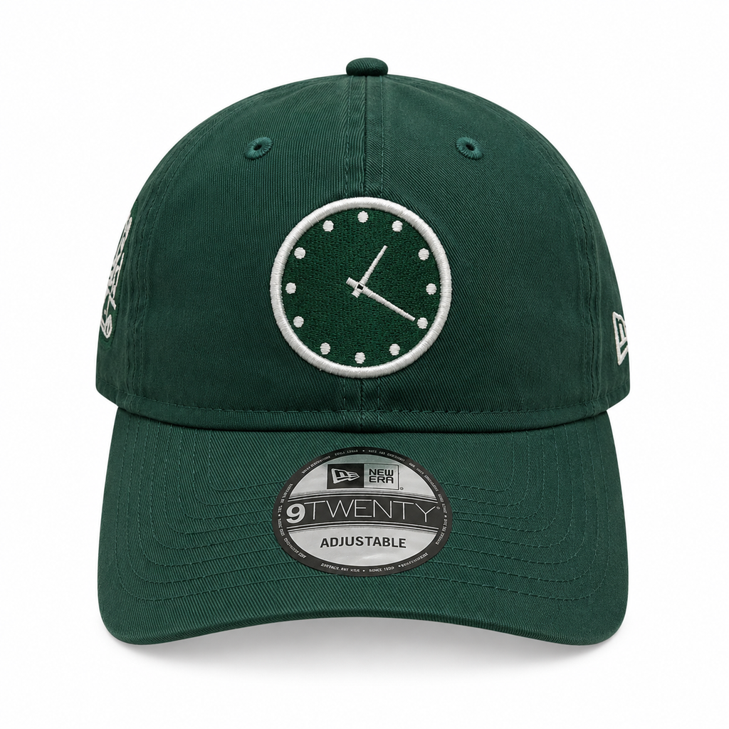 Chicago Cubs New Era 1:20 Clock Forest Green 9TWENTY Adjustable Hat product image 2, provided for visual reference and