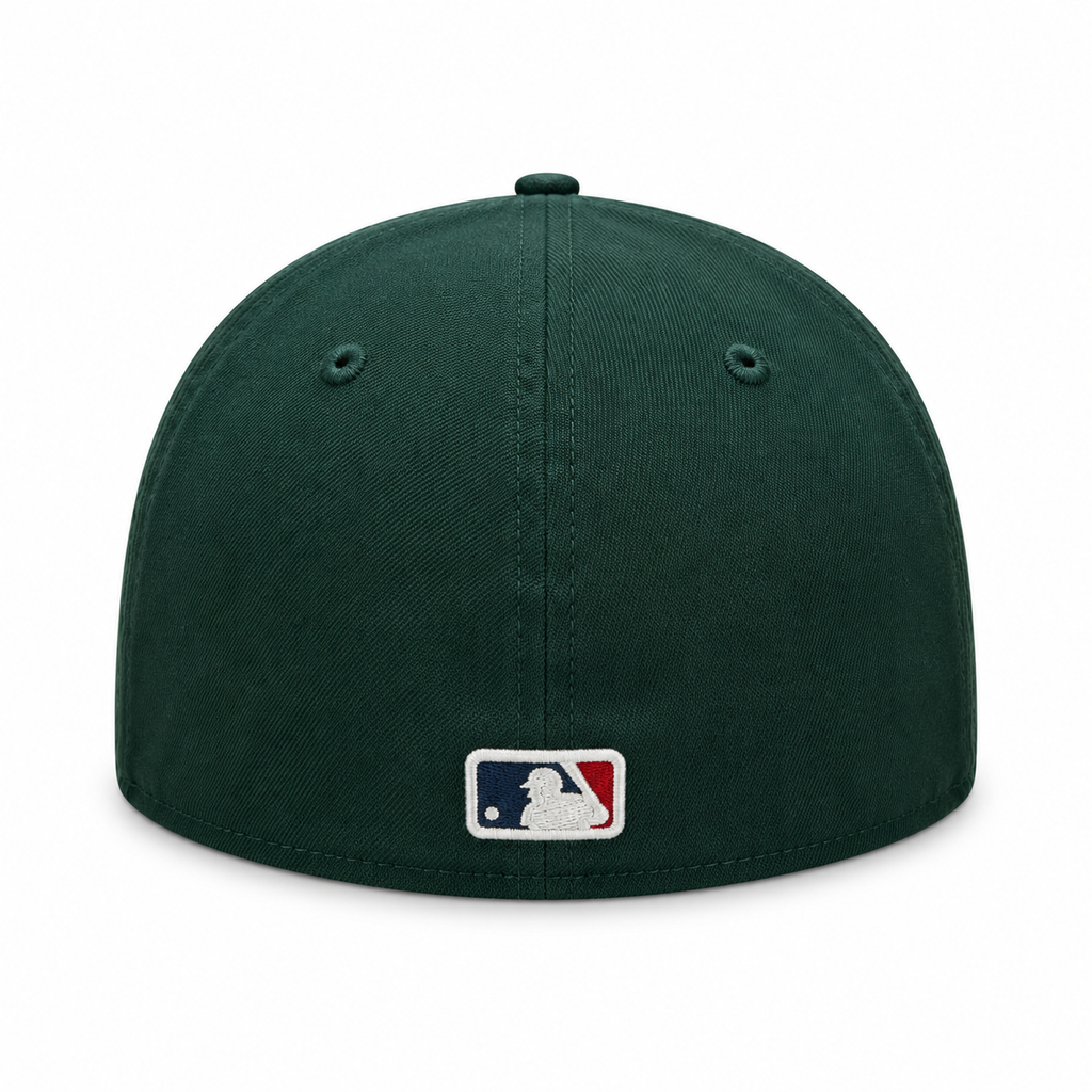 Chicago Cubs New Era Forest Green 1:20 Clock 39THIRTY Flex-Fit Hat product image 4, provided for visual reference and