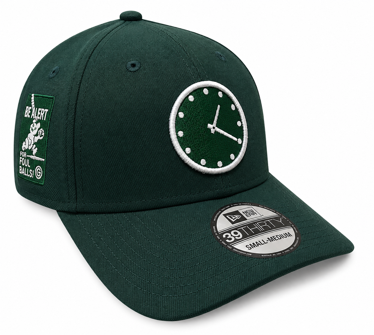 Chicago Cubs New Era Forest Green 1:20 Clock 39THIRTY Flex-Fit Hat product image 1, provided for visual reference and