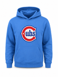 Youth Chicago Cubs Valor Blue 2nd Alternate Pullover Hoodie product image 1, provided for visual reference and product