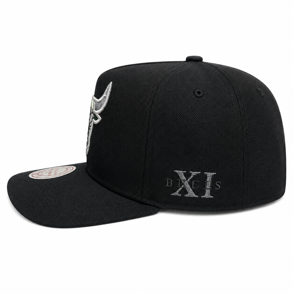 Chicago Bulls Mitchell & Ness NBA Core Jordan XI Pro Snapback Hat product image 4, provided for visual reference and product