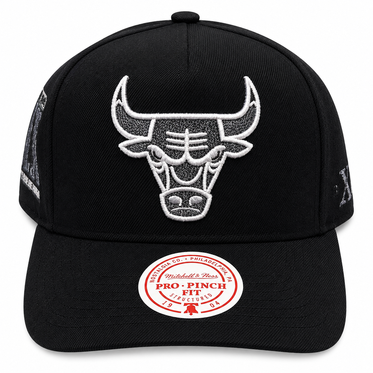 Chicago Bulls Mitchell & Ness NBA Core Jordan XI Pro Snapback Hat product image 2, provided for visual reference and product