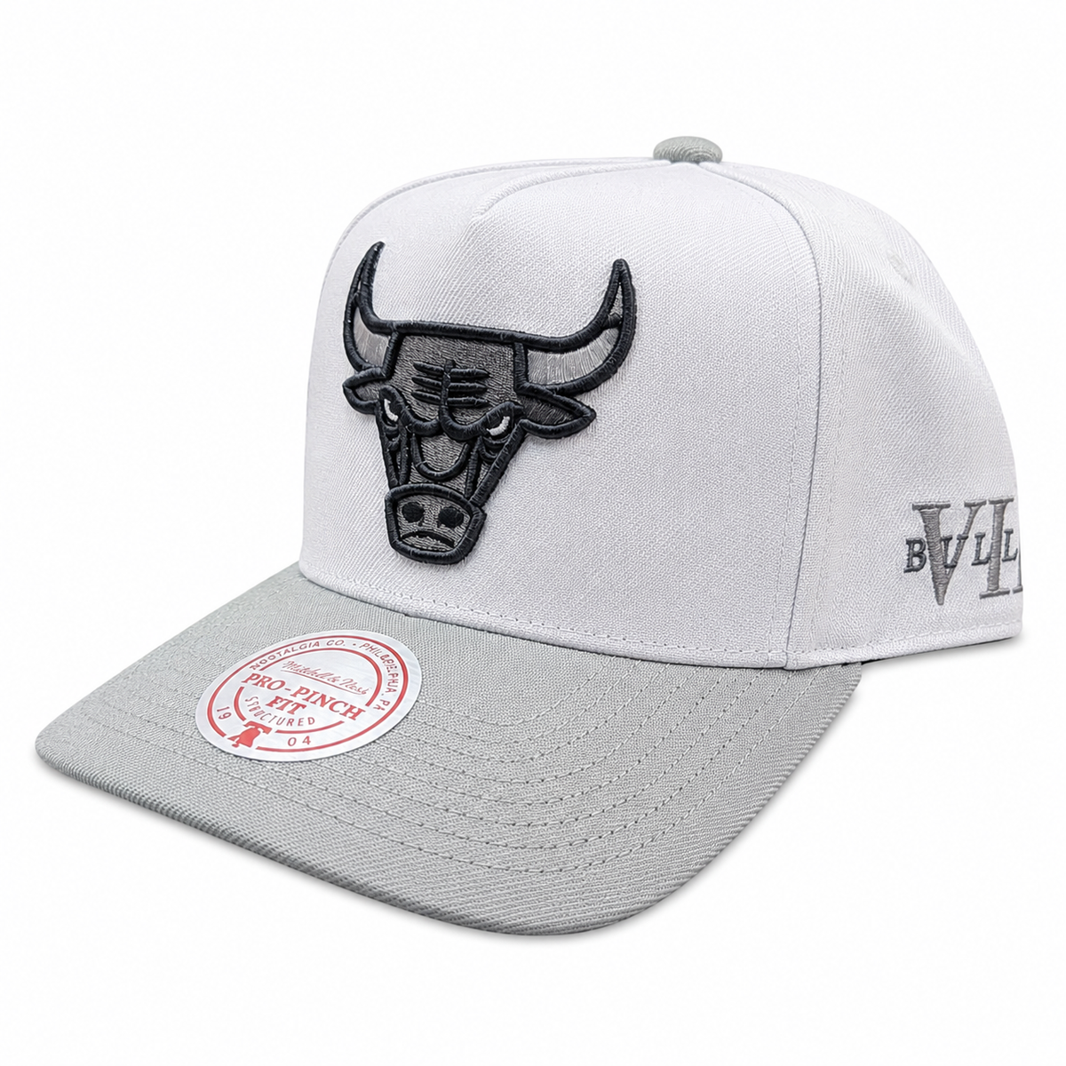 Chicago Bulls Mitchell & Ness NBA Core Jordan VII Pro Snapback Hat product image 3, provided for visual reference and