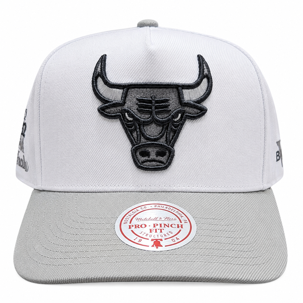 Chicago Bulls Mitchell & Ness NBA Core Jordan VII Pro Snapback Hat product image 2, provided for visual reference and