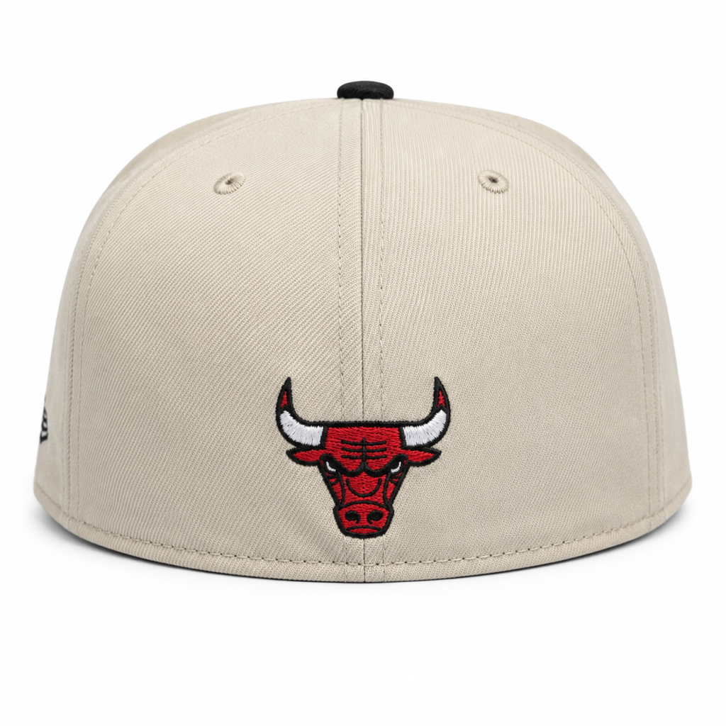 Chicago Bulls New Era Chrome/Black See Red 59FIFTY Fitted Hat product image 3, provided for visual reference and product