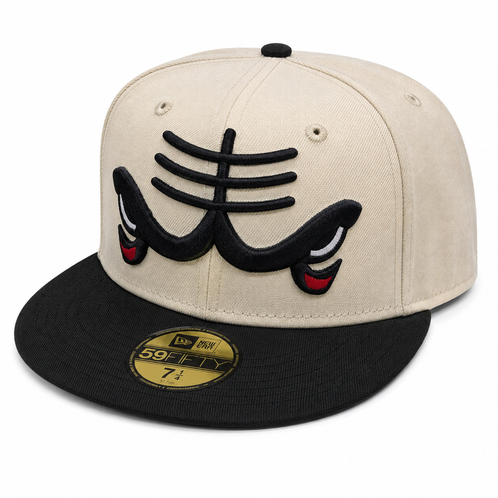 Chicago Bulls New Era Chrome/Black See Red 59FIFTY Fitted Hat product image 1, provided for visual reference and product