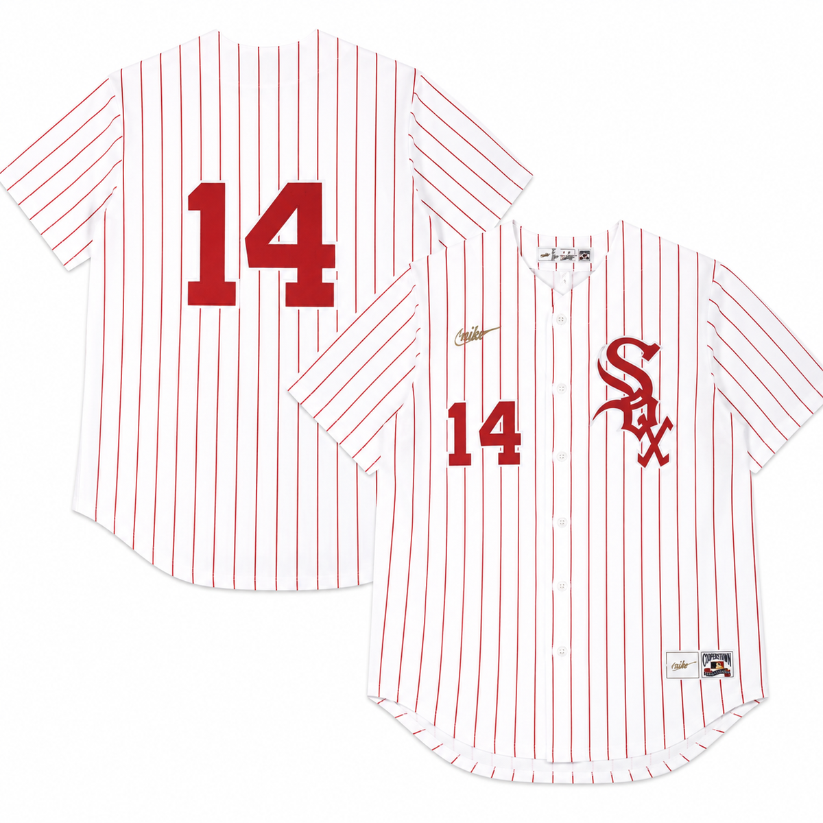 Bill Melton Chicago White Sox Cooperstown Home White/Red 1972 Premium Stitch Replica Jersey for Men product image 1,