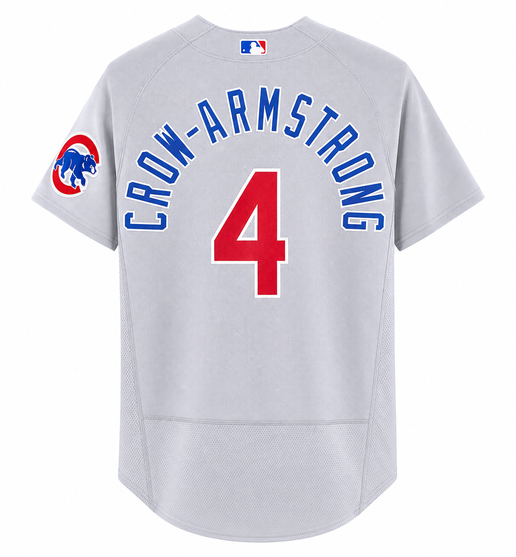 Chicago Cubs Pete Crow-Armstrong Nike Road Gray Authentic Player Jersey for Men product image 1, provided for visual