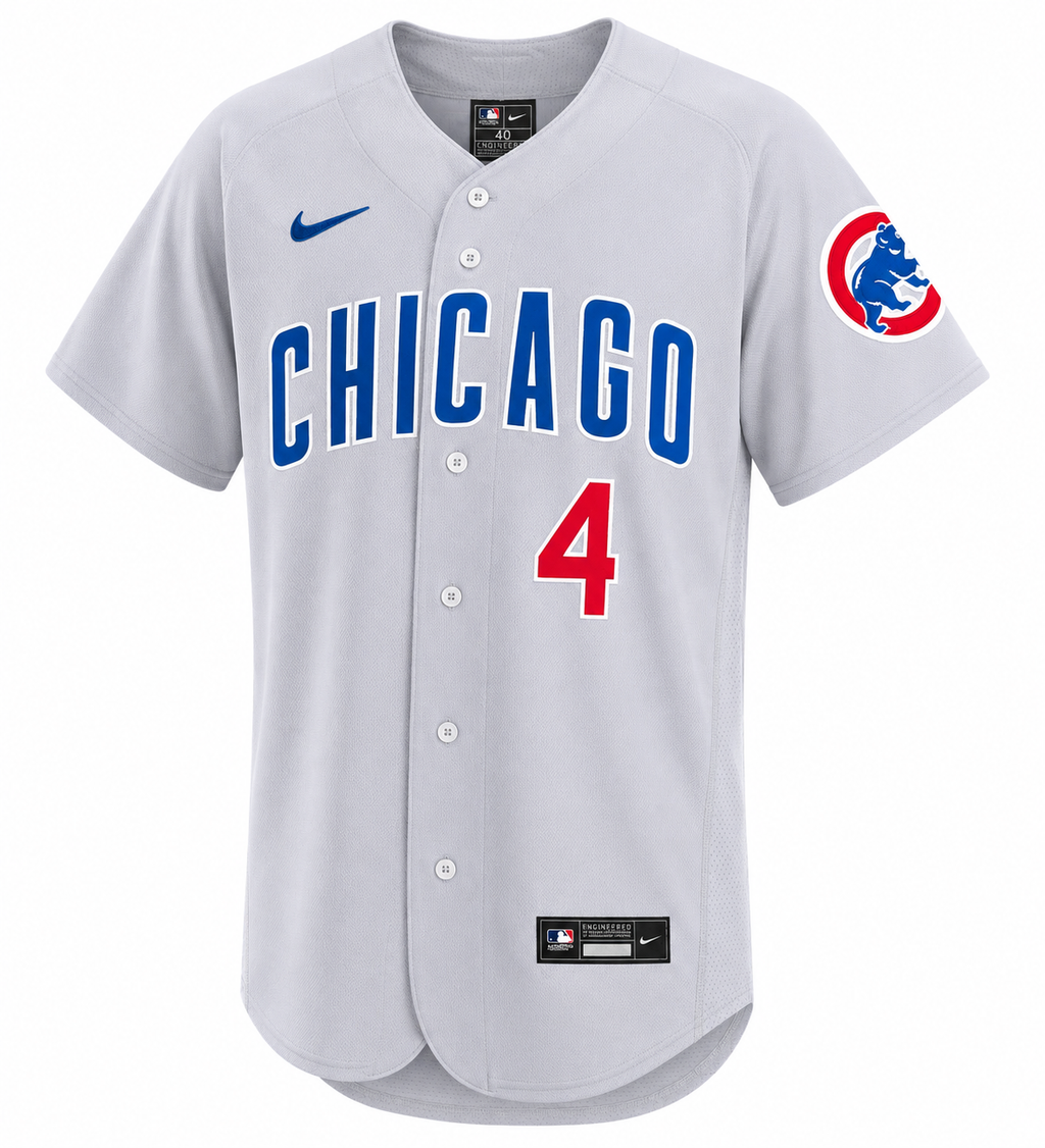 Chicago Cubs Pete Crow-Armstrong Nike Road Gray Authentic Player Jersey for Men product image 2, provided for visual