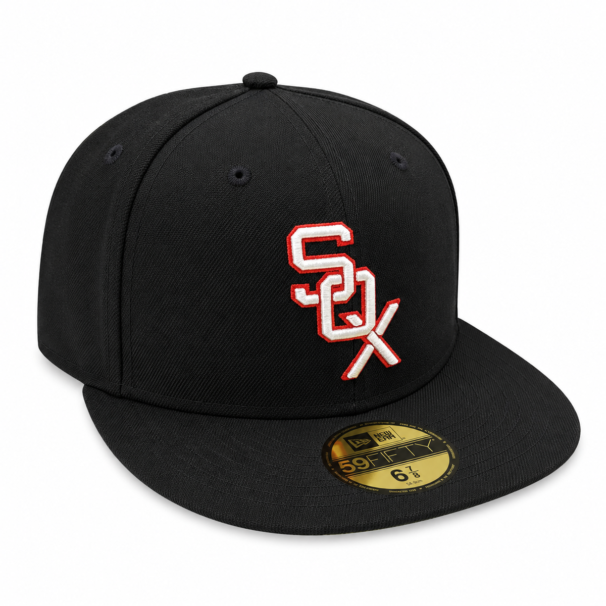 Chicago White Sox 1959 New Era Cooperstown Classics Black 59FIFTY Fitted Hat product image 3, provided for visual reference