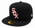 Chicago White Sox 1959 New Era Cooperstown Classics Black 59FIFTY Fitted Hat product image 1, provided for visual reference
