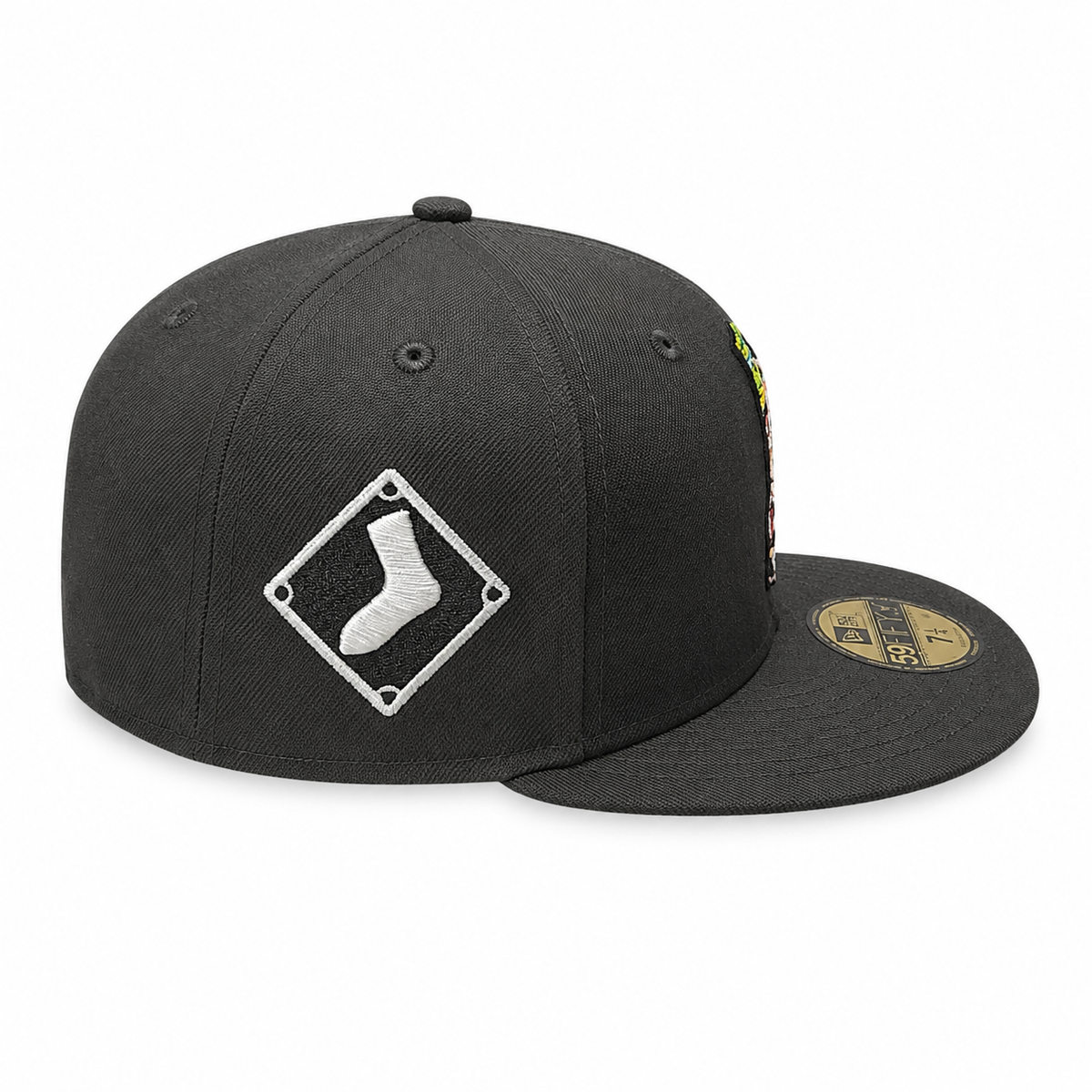 Chicago White Sox Southpaw New Era Black 59FIFTY Fitted Hat product image 5, provided for visual reference and product