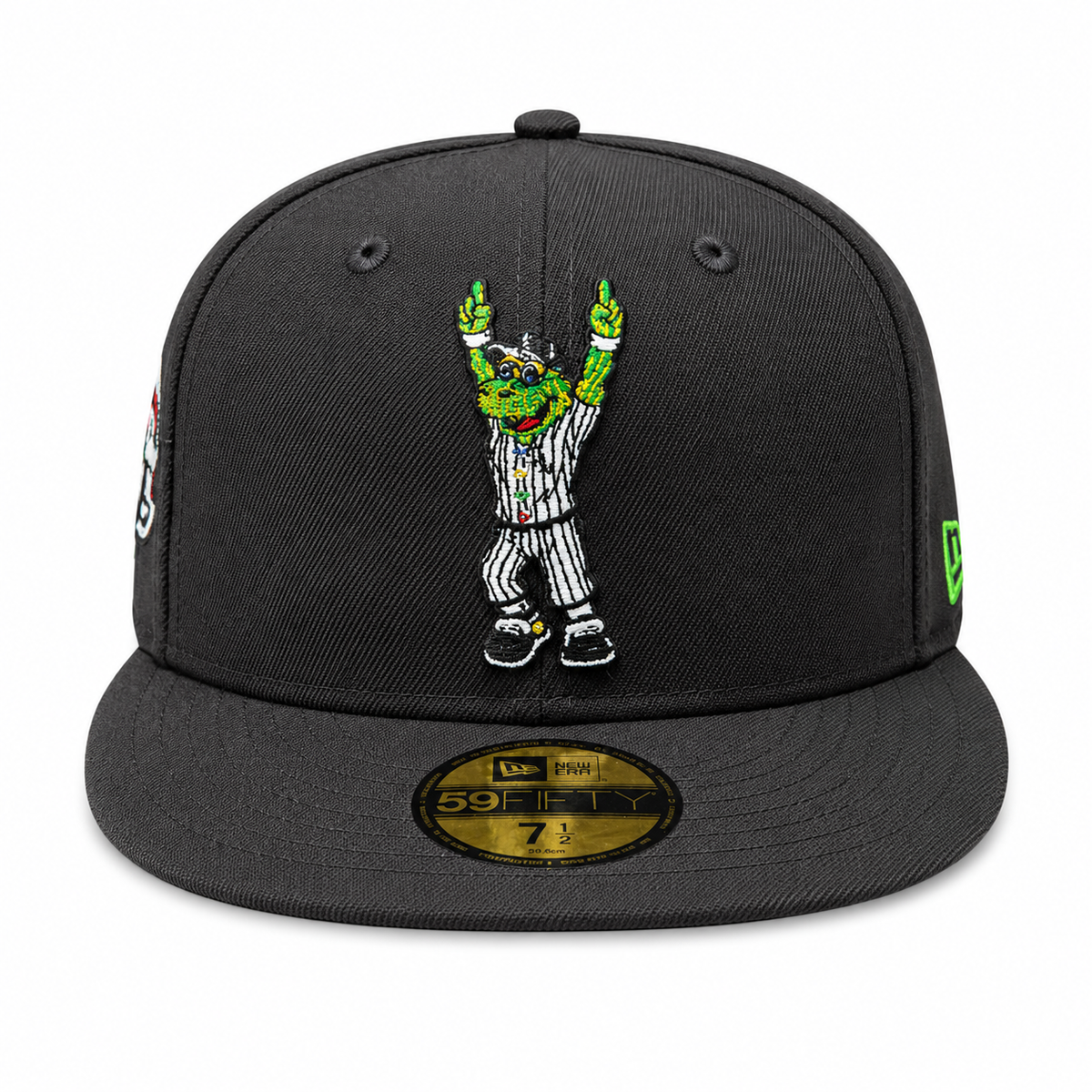 Chicago White Sox Southpaw New Era Black 59FIFTY Fitted Hat product image 2, provided for visual reference and product