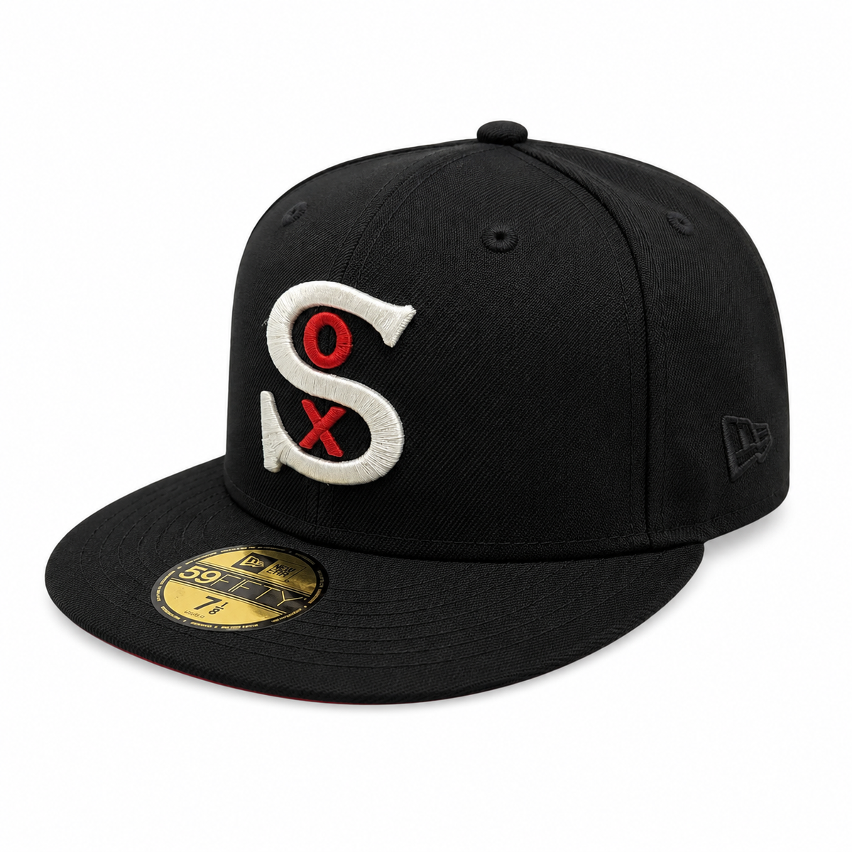 Chicago White Sox New Era Black Wool 1917 59FIFTY Fitted Hat product image 3, provided for visual reference and product