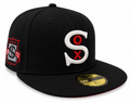 Chicago White Sox New Era Black Wool 1917 59FIFTY Fitted Hat product image 1, provided for visual reference and product