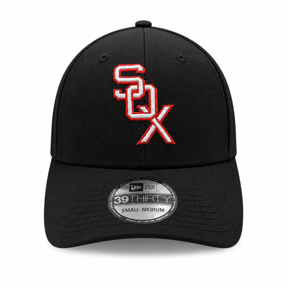 Chicago White Sox 1959 Cooperstown Classics Black 39THIRTY Flex Fit New Era Hat product image 2, provided for visual
