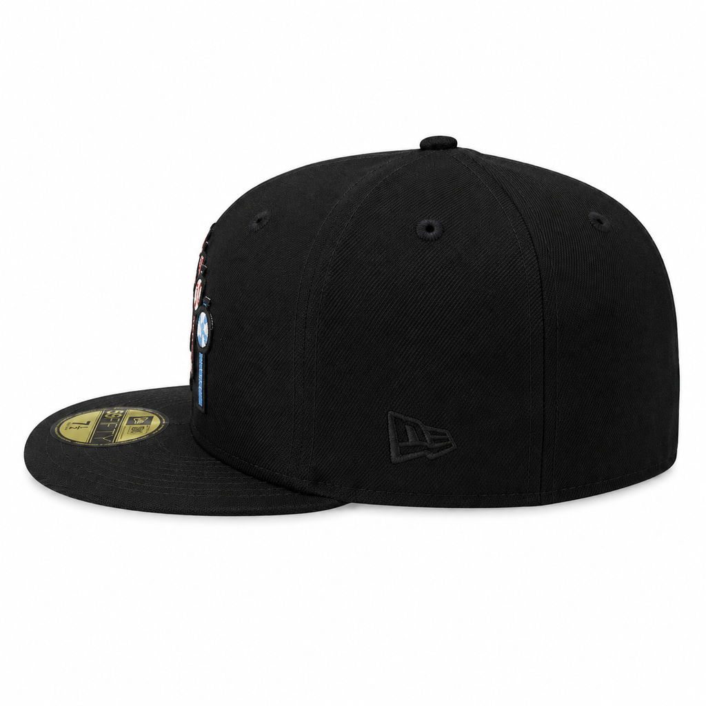 Chicago White Sox New Era Black Pinwheels 59FIFTY Fitted Hat product image 6, provided for visual reference and product