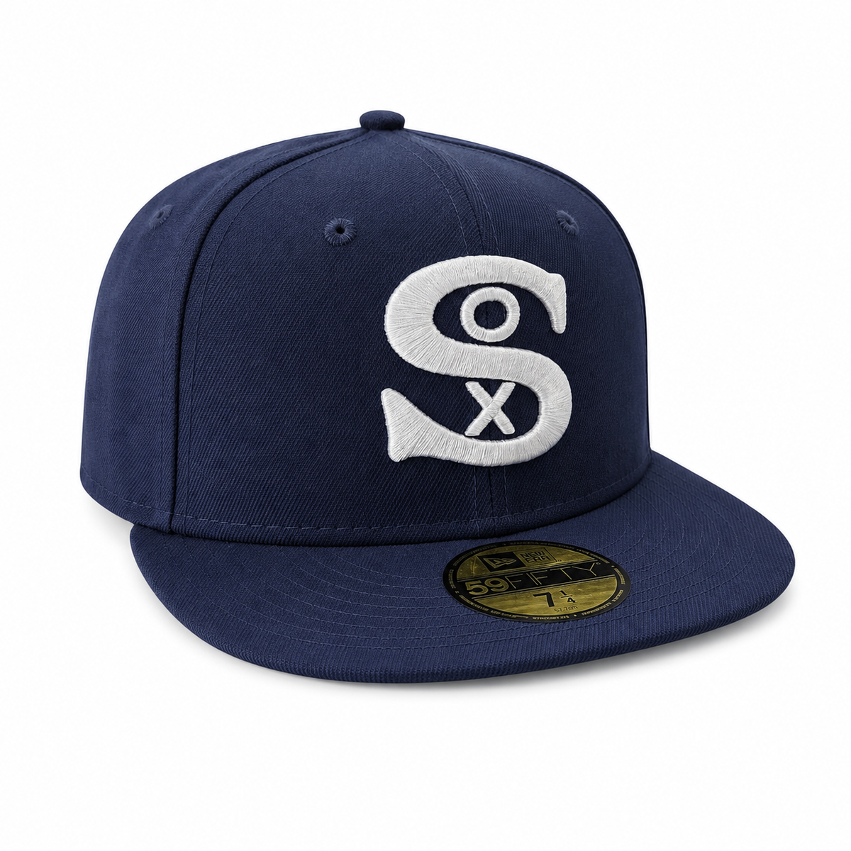 Chicago White Sox 1929 New Era Cooperstown Classics Navy 59FIFTY Fitted Hat product image 3, provided for visual reference