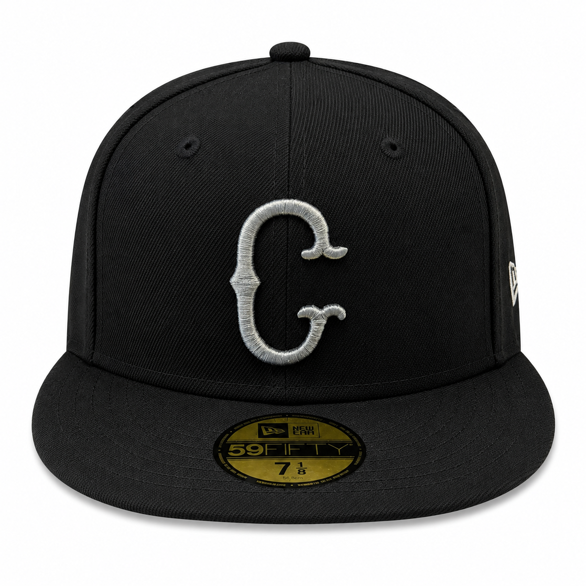 Chicago White Sox 1950 New Era Cooperstown Classics Black 59FIFTY Fitted Hat product image 2, provided for visual reference