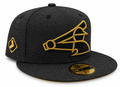 Chicago White Sox New Era Heather Black/Gold 59FIFTY Fitted Hat product image 1, provided for visual reference and product
