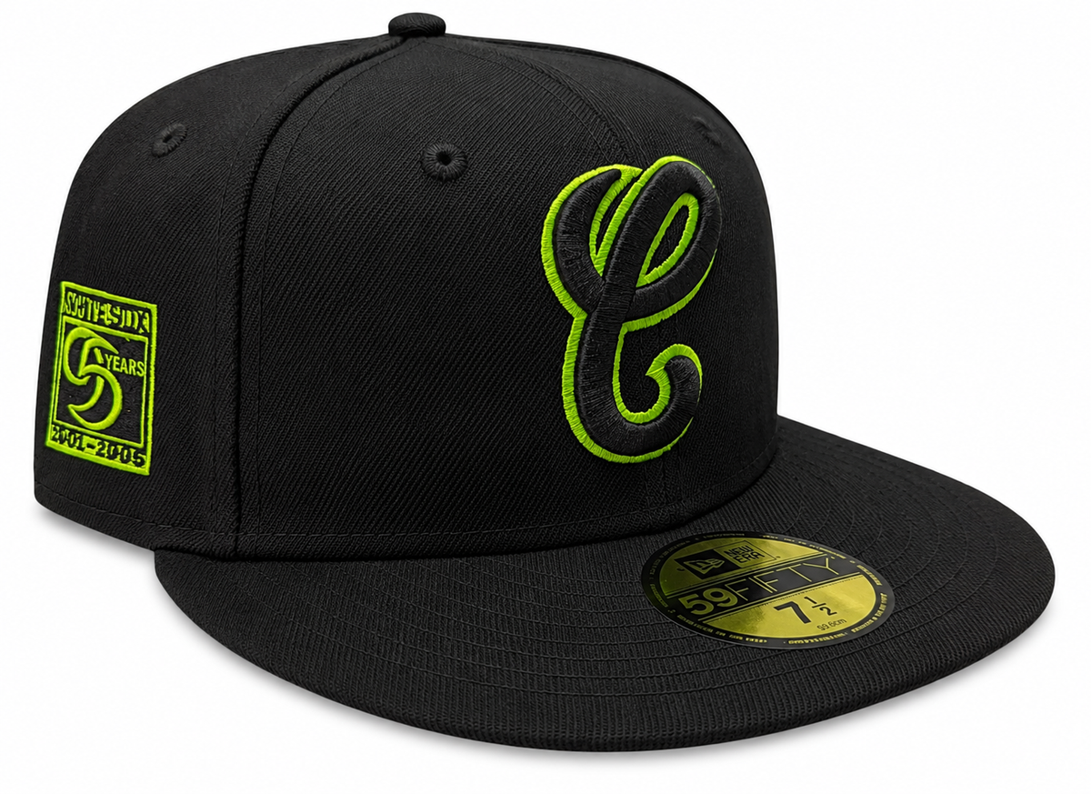 Chicago White Sox New Era Batman Black & Yellow 59FIFTY Fitted Hat product image 1, provided for visual reference and