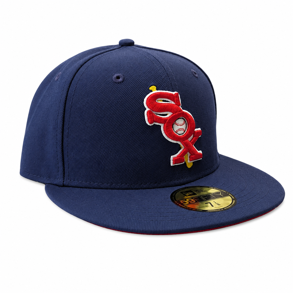 Chicago White Sox New Era Cooperstown Navy 1934 59FIFTY Fitted Hat product image 3, provided for visual reference and