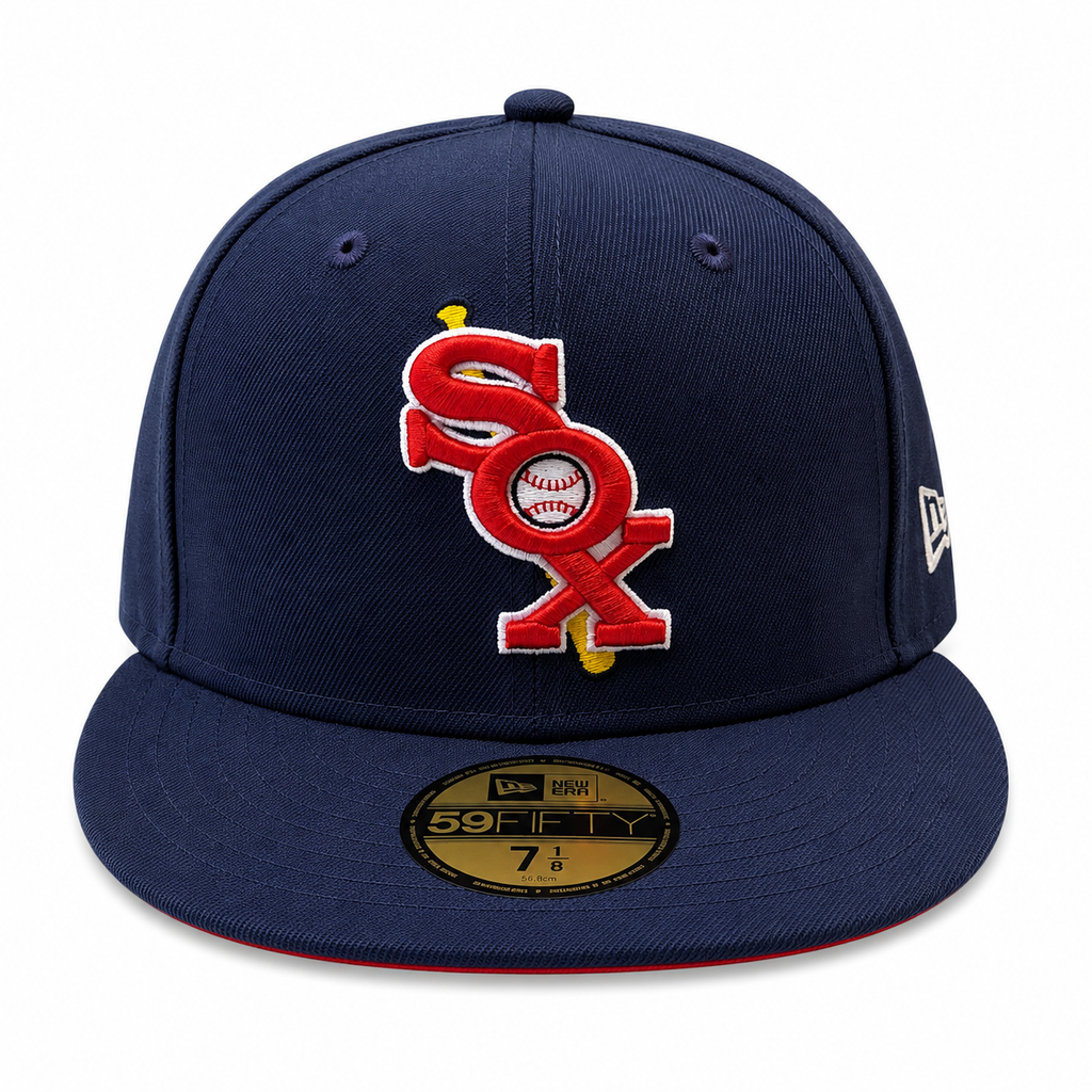 Chicago White Sox New Era Cooperstown Navy 1934 59FIFTY Fitted Hat product image 2, provided for visual reference and
