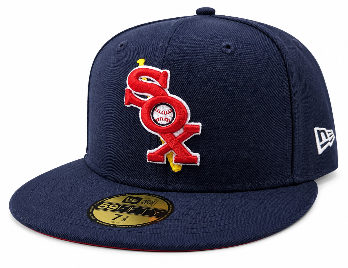 Chicago White Sox New Era Cooperstown Navy 1934 59FIFTY Fitted Hat product image 1, provided for visual reference and