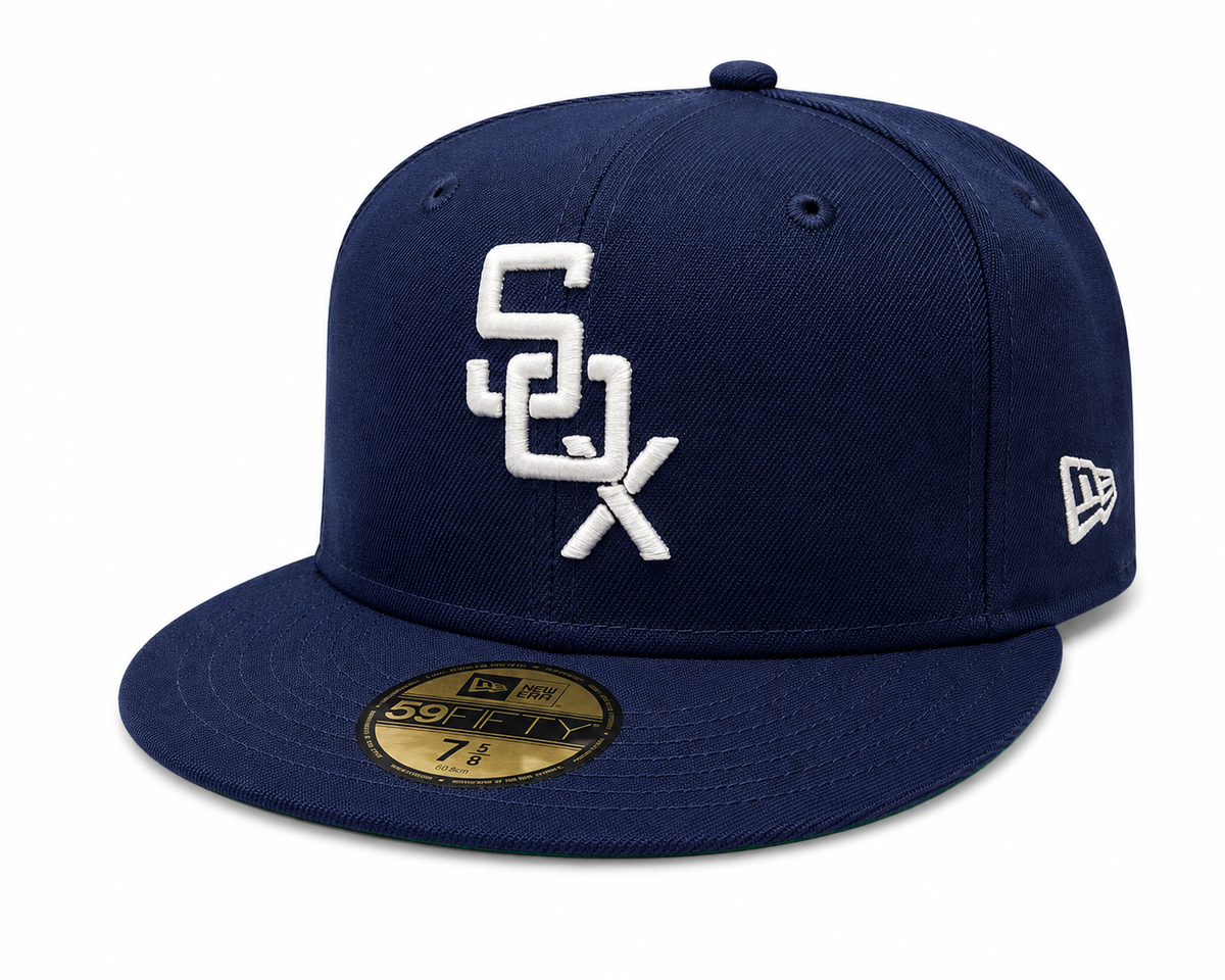 Chicago White Sox 1964 New Era Cooperstown Classics Navy 59FIFTY Fitted Hat product image 1, provided for visual reference