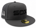 Chicago White Sox New Era Graphite 95th 59FIFTY Fitted Hat product image 1, provided for visual reference and product detail