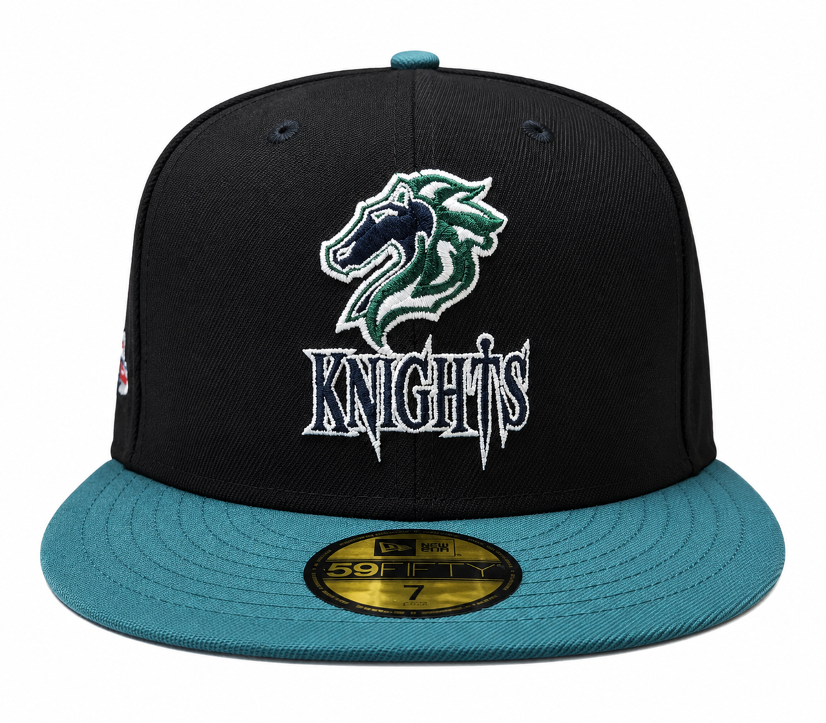 Charlotte Knights MILB 2003 ASG 2 Tone Black/Pine 59FIFTY Fitted Hat product image 2, provided for visual reference and