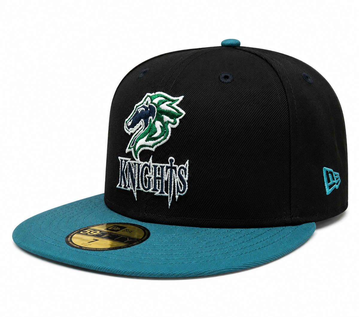 Charlotte Knights MILB 2003 ASG 2 Tone Black/Pine 59FIFTY Fitted Hat product image 3, provided for visual reference and