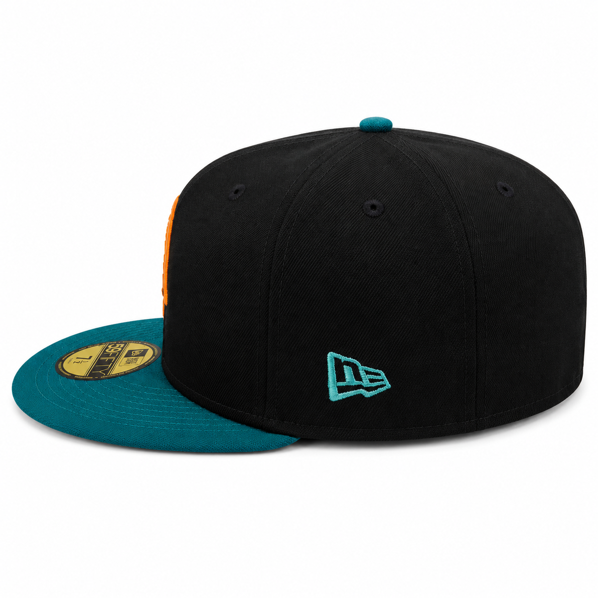 Boston Red Sox New Era Black/Pine Hellbilly Deluxe 59FIFTY Fitted Hat product image 5, provided for visual reference and