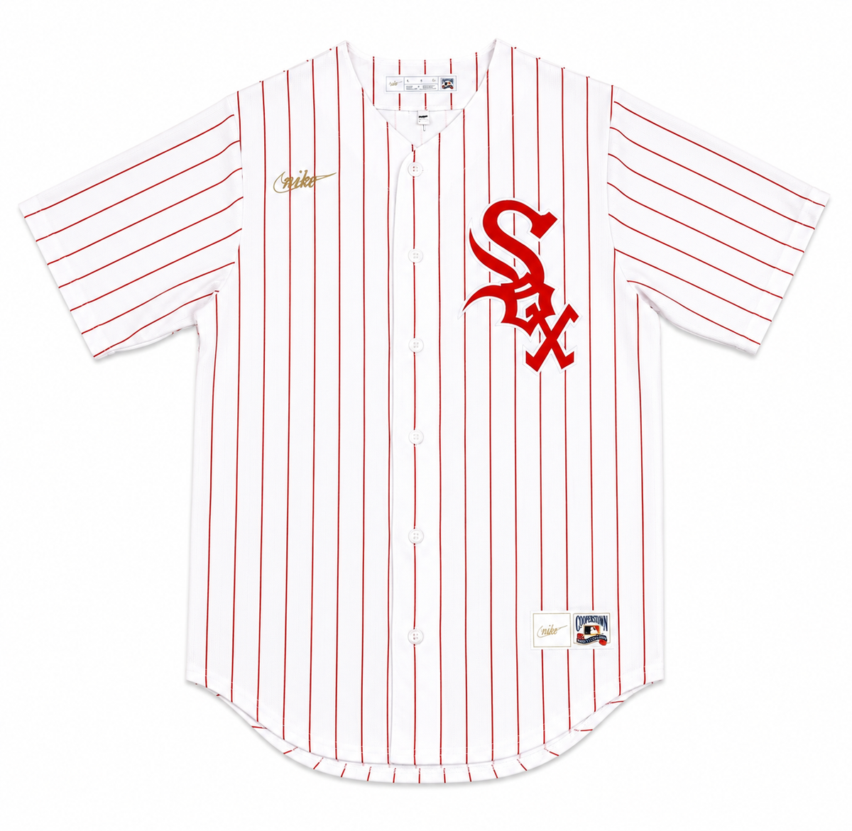 Chicago White Sox Cooperstown Turn Back The Clock 1972 Home White/Scarlet NIKE Blank Replica Jersey for Men product image 1,