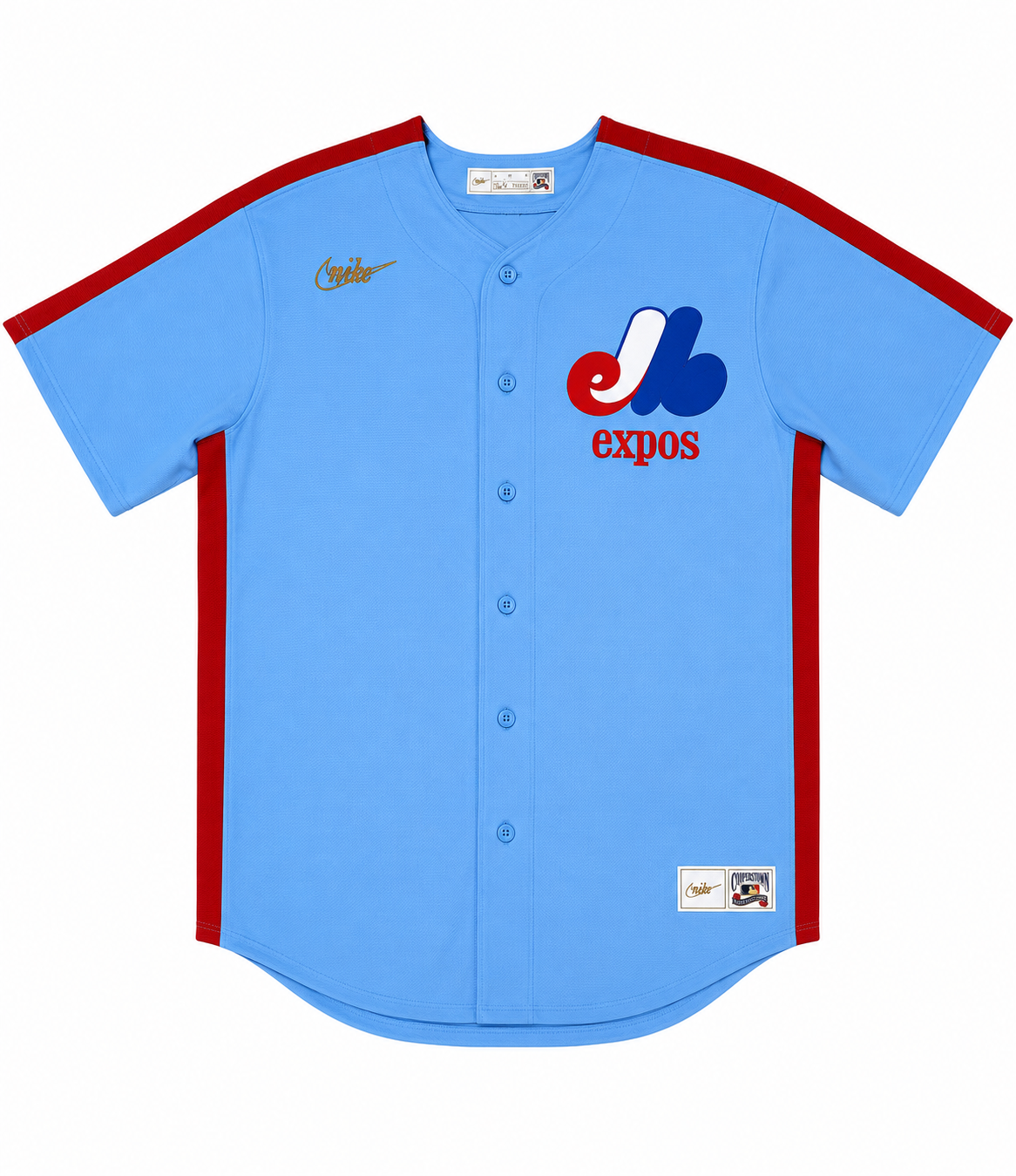 Montreal Expos Andre Dawson Nike Light Blue Road Cooperstown Collection Premium Team Jersey for Men product image 2,