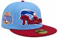 Philadelphia Phillies MLB 1996 ASG 2 Tone Sky Blue/Cardinal New Era 59FIFTY Fitted Hat product image 1, provided for visual