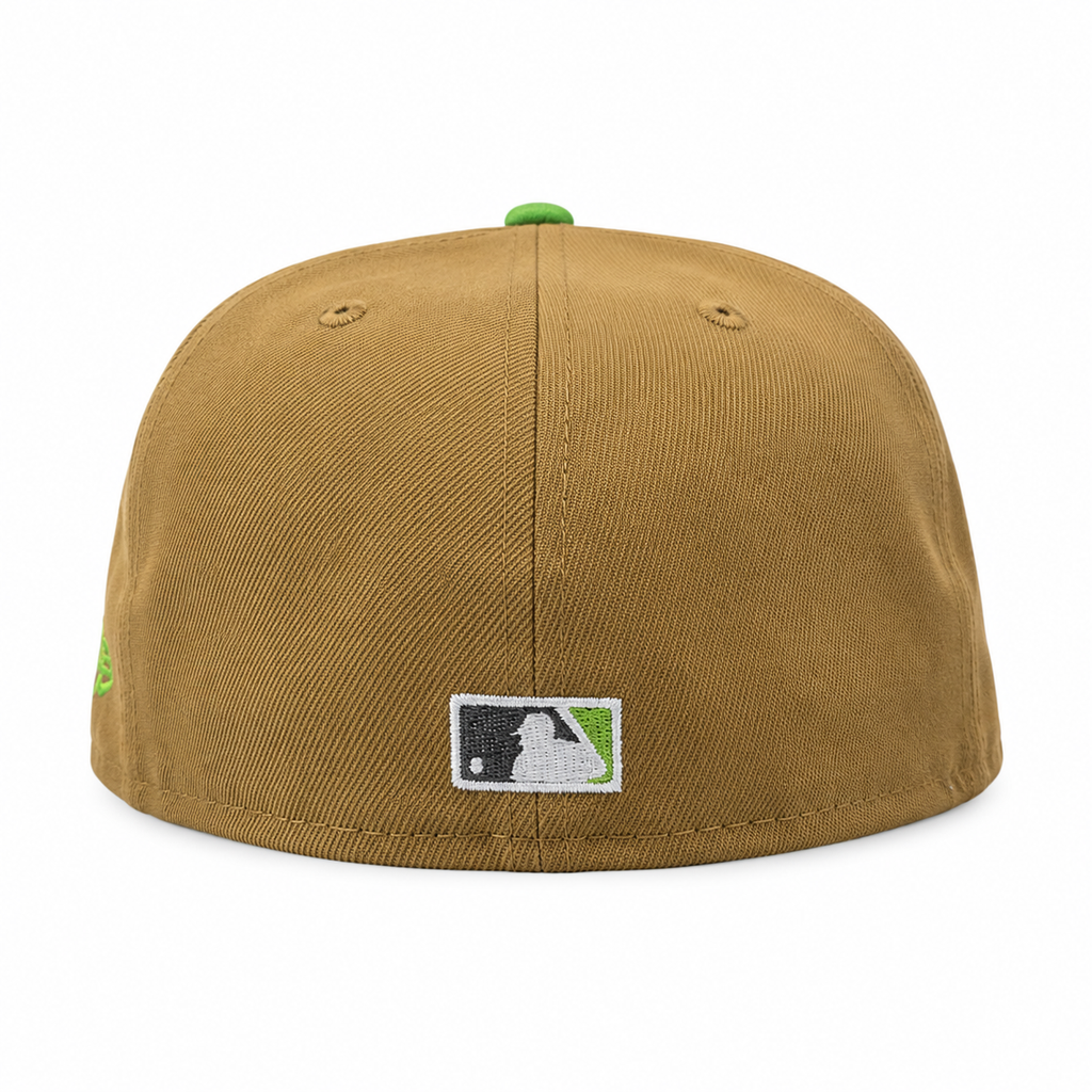 Detroit Tigers New Era Wheat/Lime Cooper 59FIFTY Fitted Hat product image 6, provided for visual reference and product