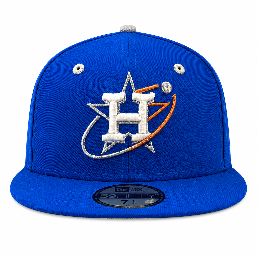 Houston Astros NASA Blue Lift Off Space City 59FIFTY Fitted Hat product image 2, provided for visual reference and product