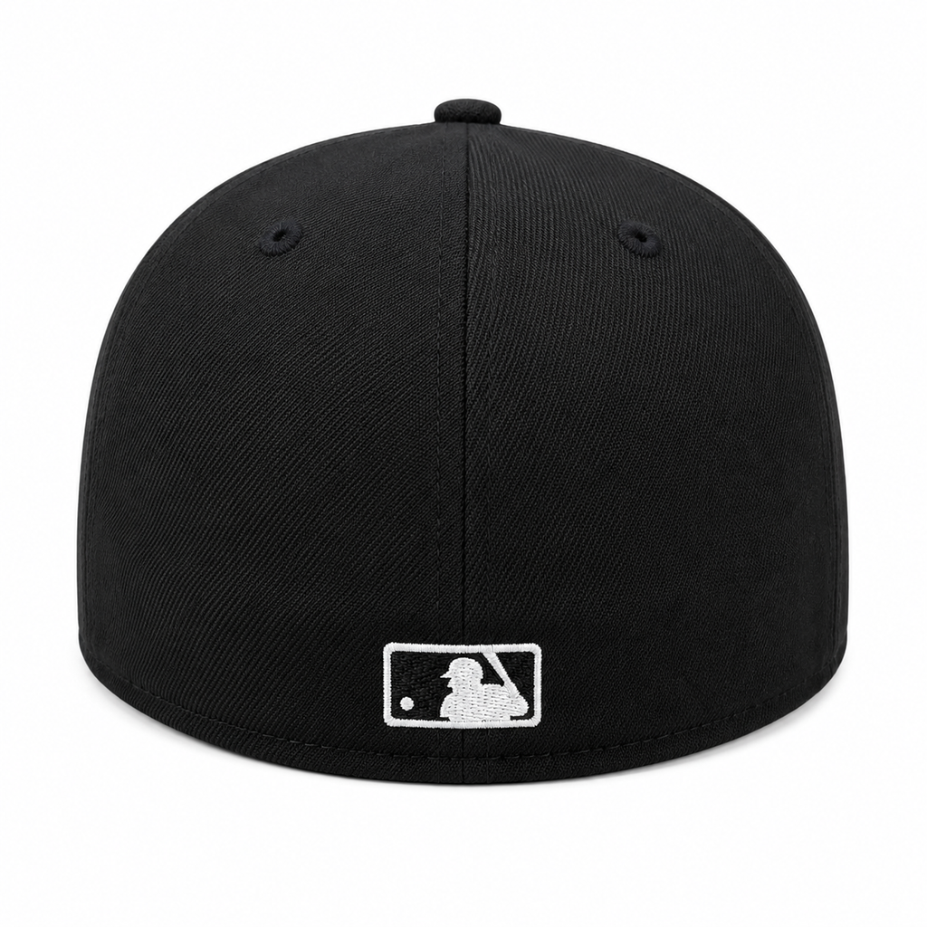 Chicago White Sox 1950 Cooperstown Classics Black 39THIRTY Flex Fit New Era Hat product image 4, provided for visual