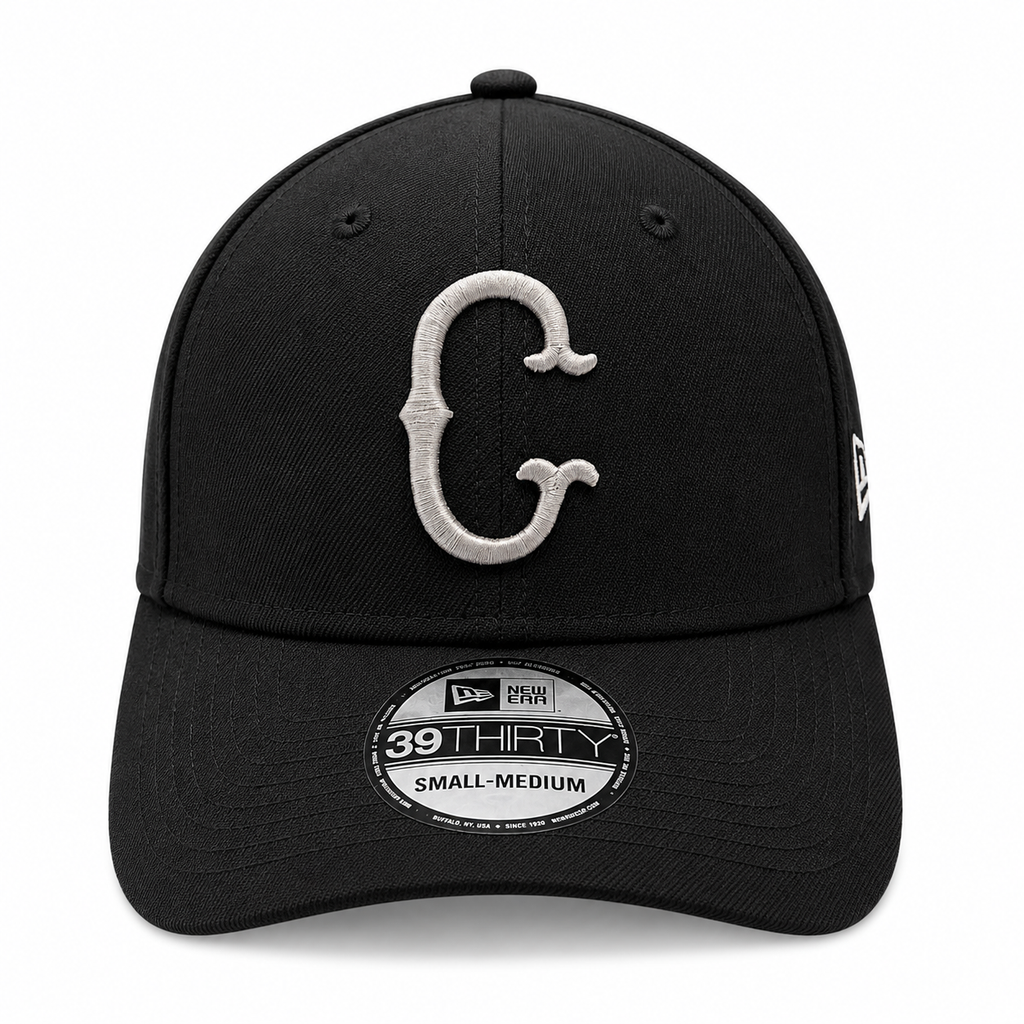Chicago White Sox 1950 Cooperstown Classics Black 39THIRTY Flex Fit New Era Hat product image 2, provided for visual