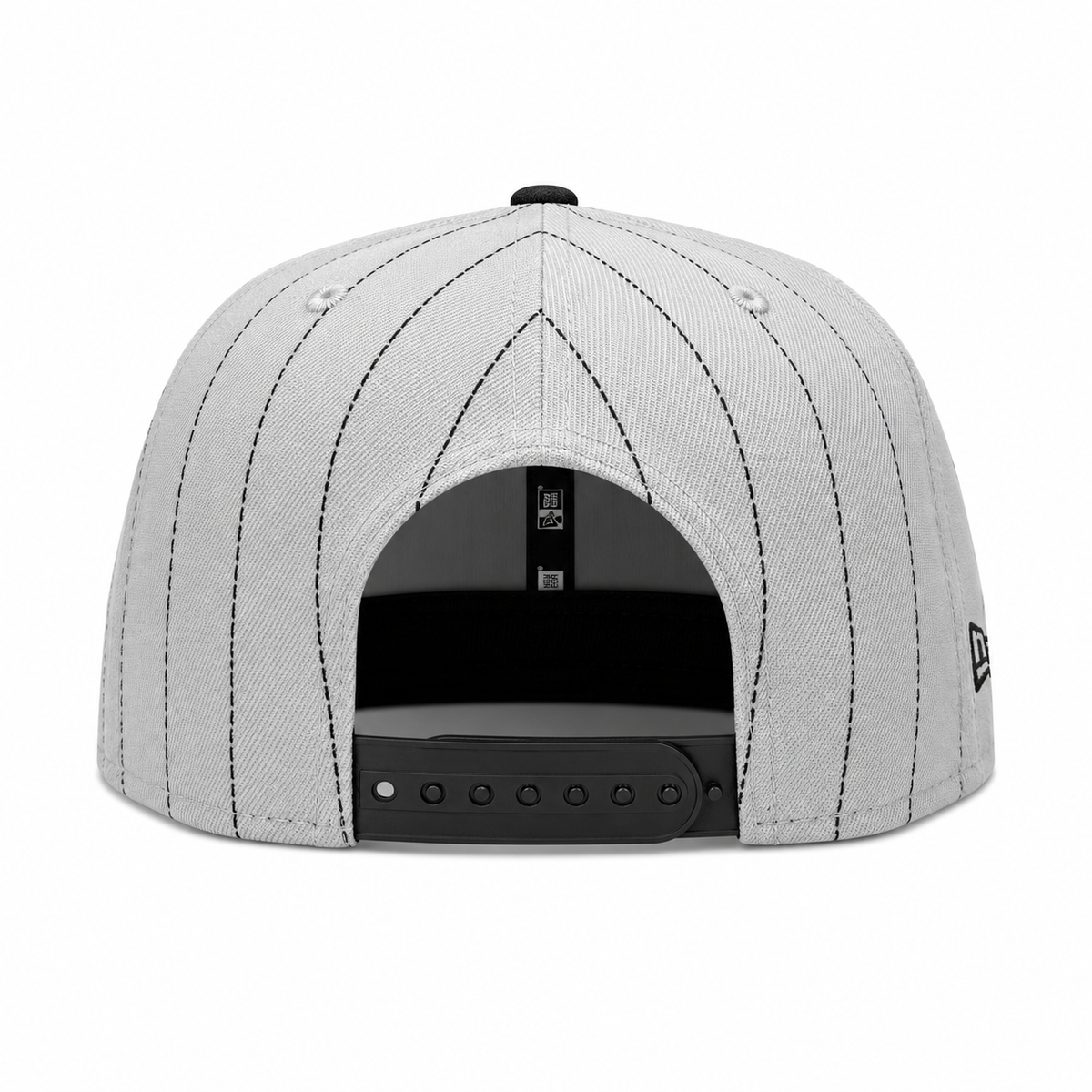 Chicago White Sox New Era 1917 2 Tone White Pinstripe/Navy 9FIFTY Snapback Adjustable Hat product image 4, provided for