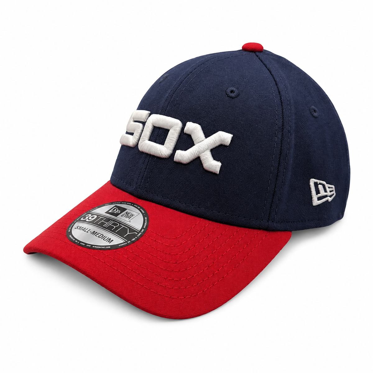 Chicago White Sox 1983 Road 2 Tone Navy/Red 75 Years 39THIRTY Flex Hat product image 3, provided for visual reference and