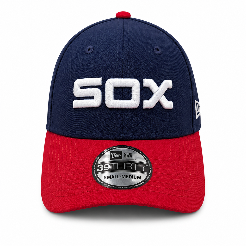 Chicago White Sox 1983 Road 2 Tone Navy/Red 75 Years 39THIRTY Flex Hat product image 2, provided for visual reference and