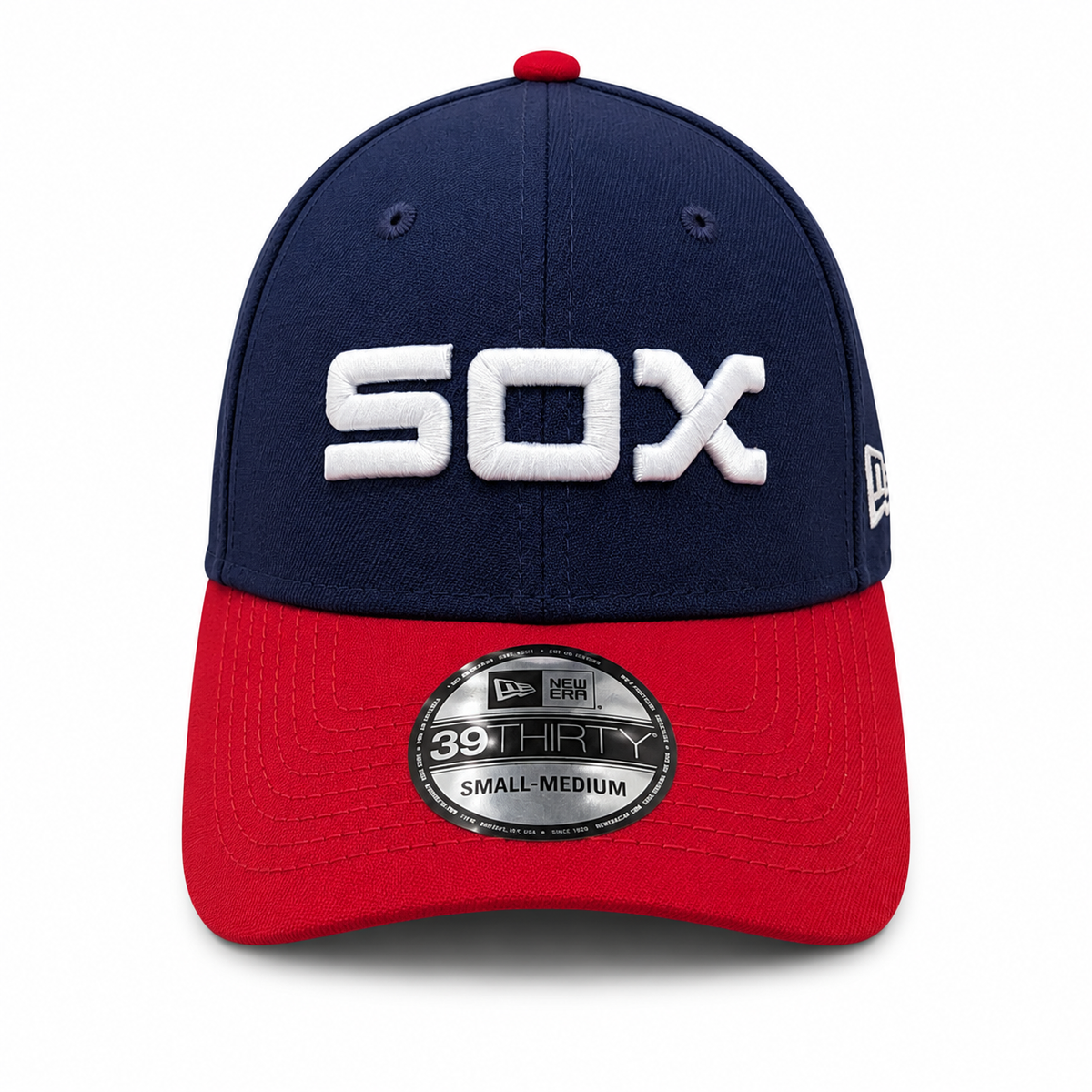 Chicago White Sox 1983 Road 2 Tone Navy/Red 75 Years 39THIRTY Flex Hat product image 2, provided for visual reference and