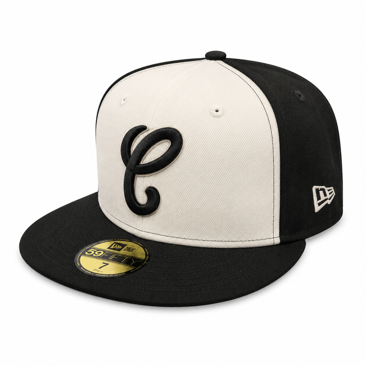 Chicago White Sox New Era 1987 Tuxedo 2 Tone White/Black 59FIFTY Fitted Hat product image 1, provided for visual reference