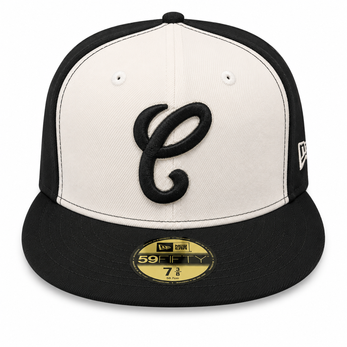 Chicago White Sox New Era 1987 Tuxedo 2 Tone White/Black 59FIFTY Fitted Hat product image 2, provided for visual reference