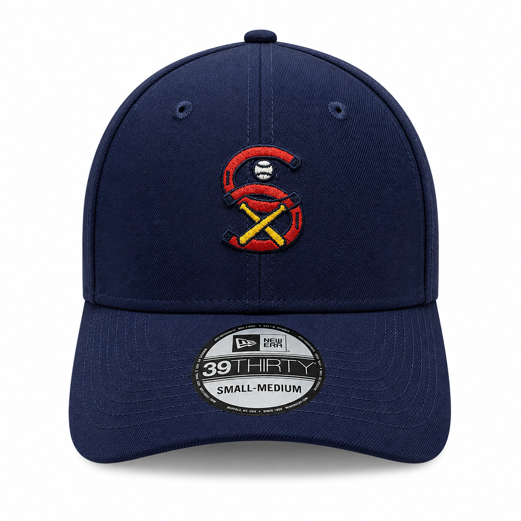 Chicago White Sox Classic 1932 Cooperstown Classics Navy 39THIRTY Flex Fit New Era Hat product image 2, provided for visual