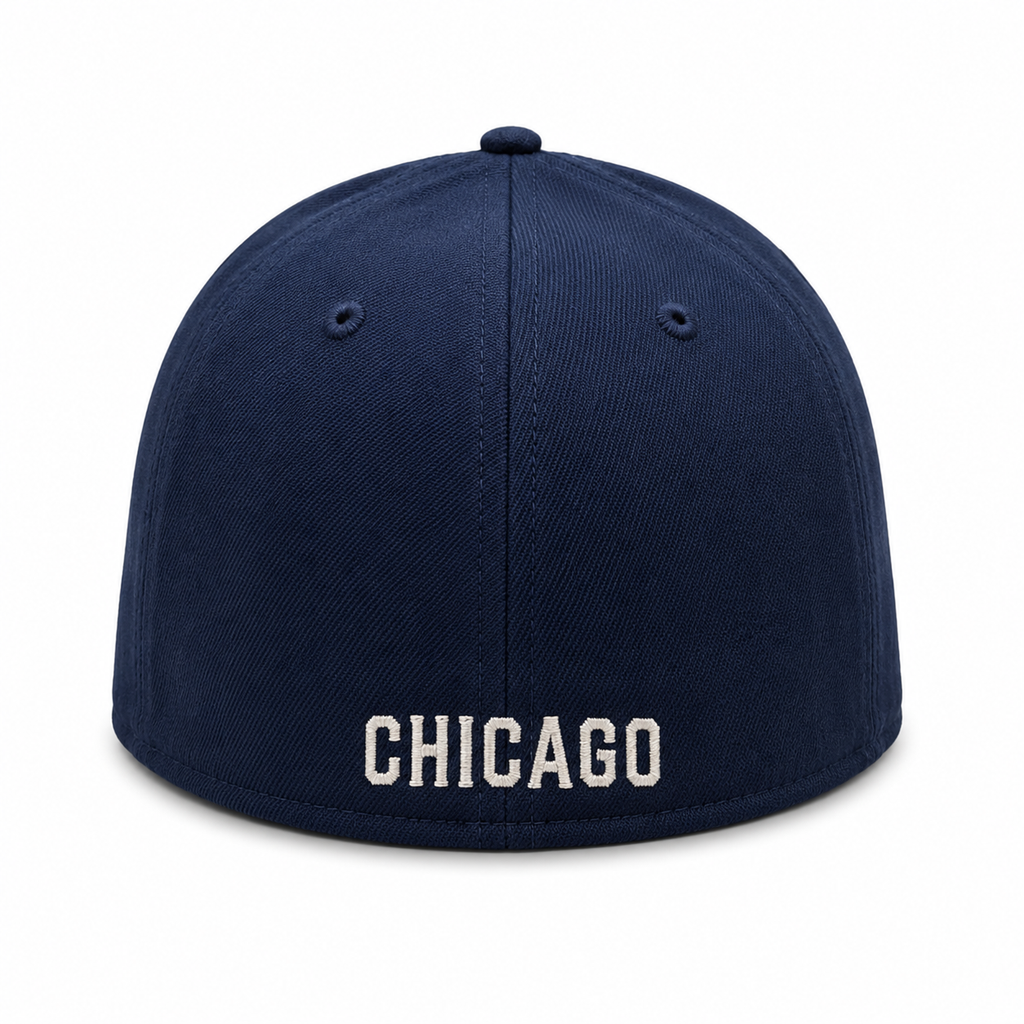 Chicago White Sox New Era 1926 Cooperstown Classics Navy 39THIRTY Flex Fit Hat product image 4, provided for visual