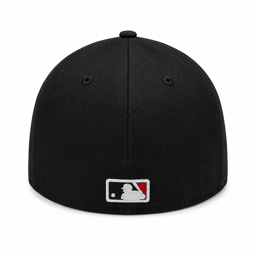 Chicago White Sox Black 1960-72 39THIRTY Flex Fit New Era Hat product image 4, provided for visual reference and product