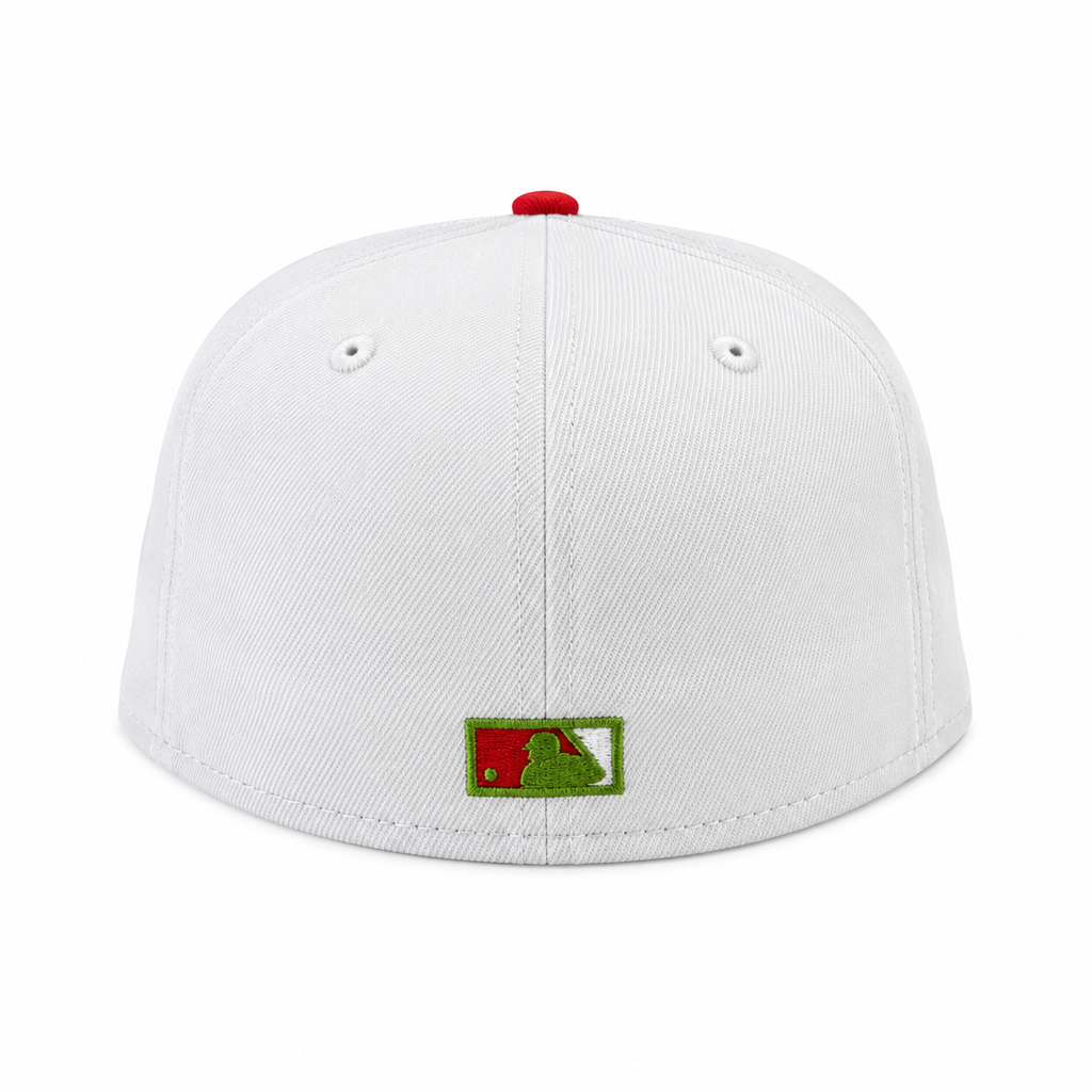 Chicago White Sox New Era White/Red/Lime 59FIFTY Fitted Hat product image 5, provided for visual reference and product